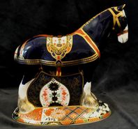 Royal Crown Derby Shire Horse 
