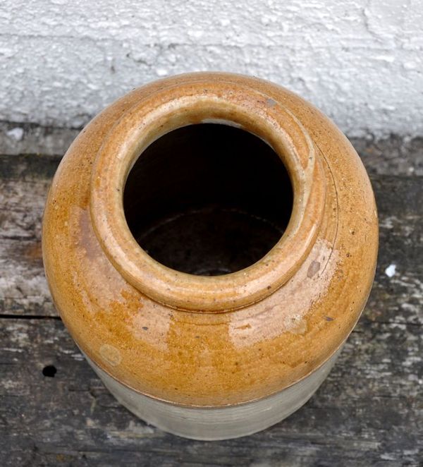 Guy's Antiques Stoneware Earthenware Storage Jar